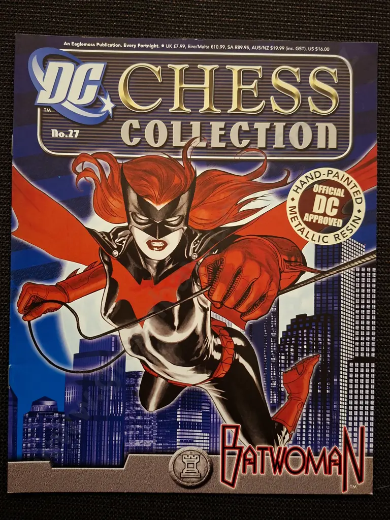 EAGLEMOSS DC CHESS COLLECTION BATWOMAN PIECE PLUS CORRESPONDING BOOKLET Image 1++