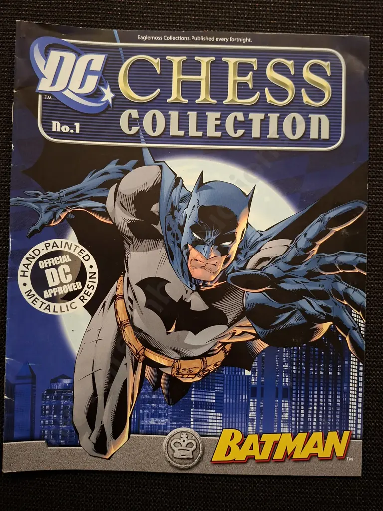 EAGLEMOSS DC CHESS COLLECTION BATMAN PIECE PLUS CORRESPONDING BOOKLET Image 1++