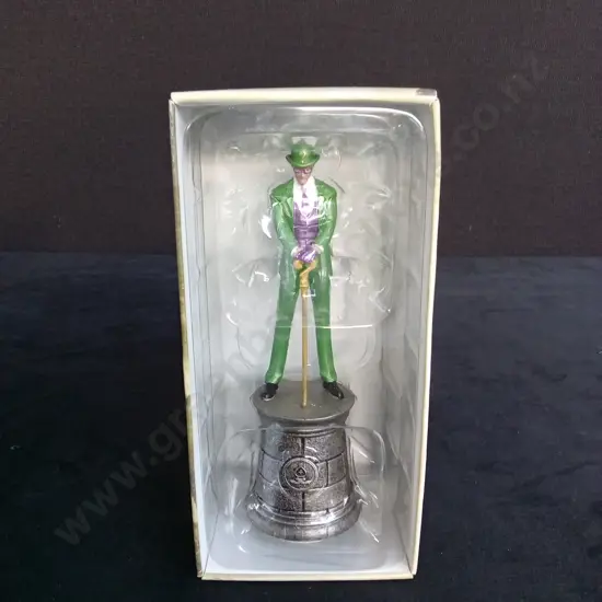EAGLEMOSS DC CHESS COLLECTION RIDDLER PIECE PLUS CORRESPONDING BOOKLET