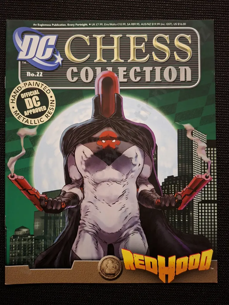 EAGLEMOSS DC CHESS COLLECTION RED HOOD PIECE PLUS CORRESPONDING BOOKLET Image 1++
