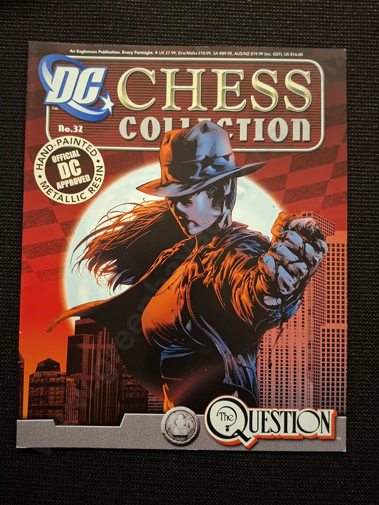 EAGLEMOSS DC CHESS COLLECTION THE QUESTION PIECE PLUS CORRESPONDING BOOKLET Image 1++