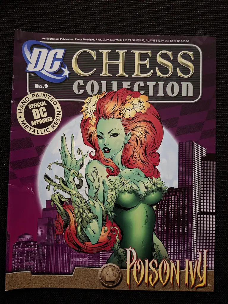 EAGLEMOSS DC CHESS COLLECTION POISON IVY PIECE PLUS CORRESPONDING BOOKLET Image 1++