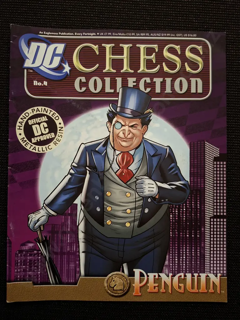 EAGLEMOSS DC CHESS COLLECTION PENGUIN PIECE PLUS CORRESPONDING BOOKLET Image 1++