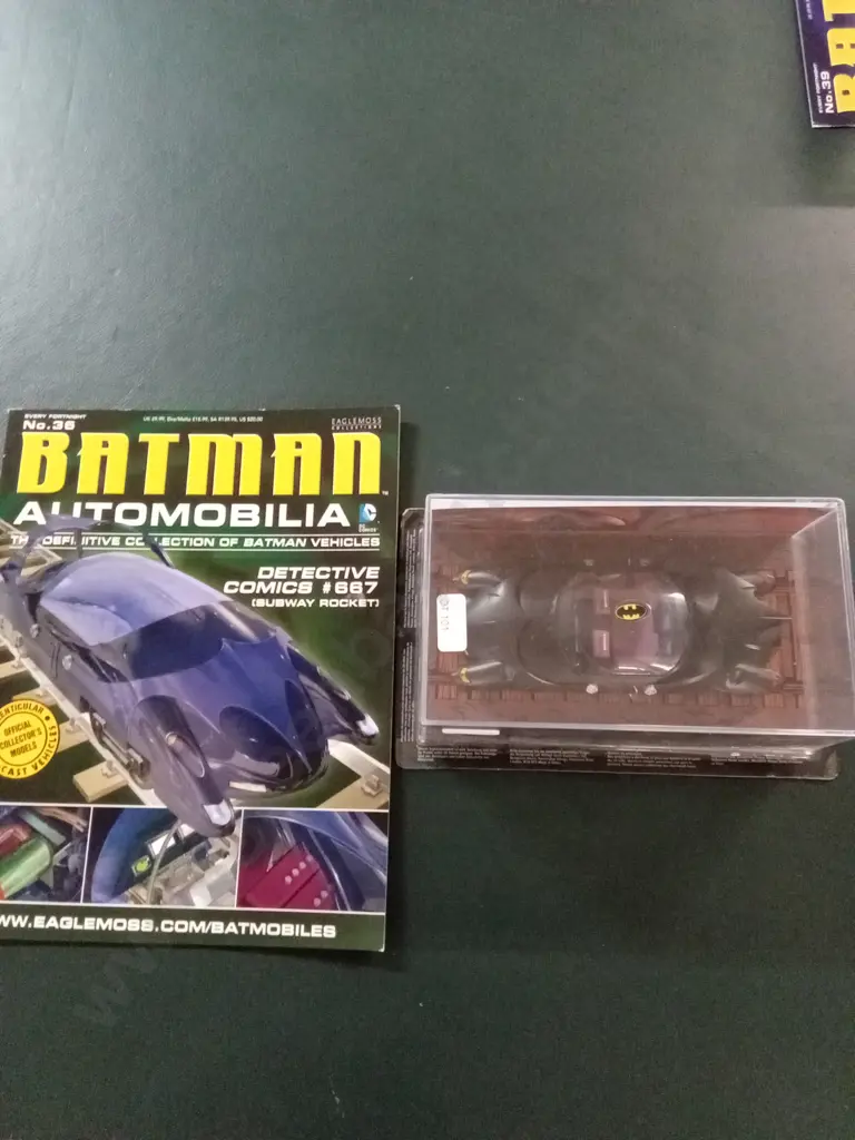 EAGLEMOSS BATMAN AUTOMOBILIA SUBWAY ROCKET #667 DIECAST MODEL 1:43 PACKAGED PLUS CORRESPONDING MAGAZINE Image 1++