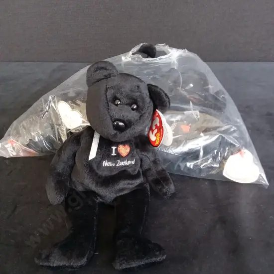 BRAND NEW BAG OF 6 TY BEANIE BABIES "NEW ZEALAND"