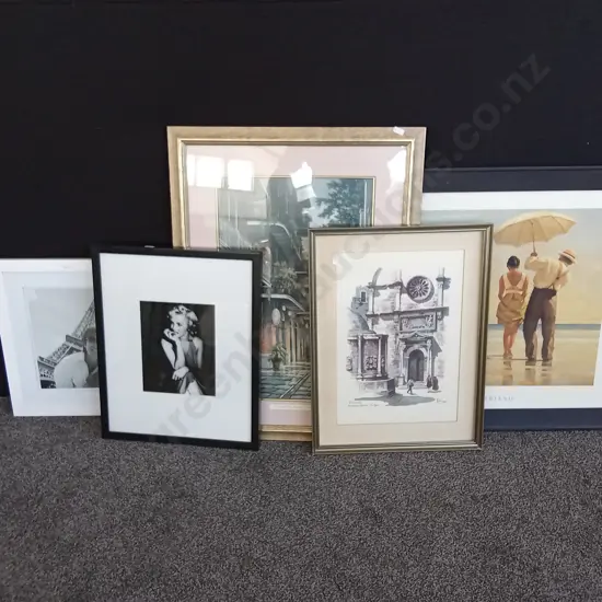 5 FRAMED IMAGES