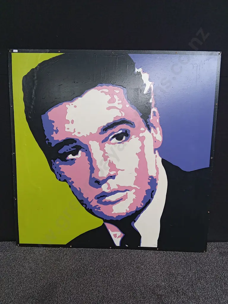 LARGE ELVIS PAINTING L 1.2M H 1.2M Image 1++