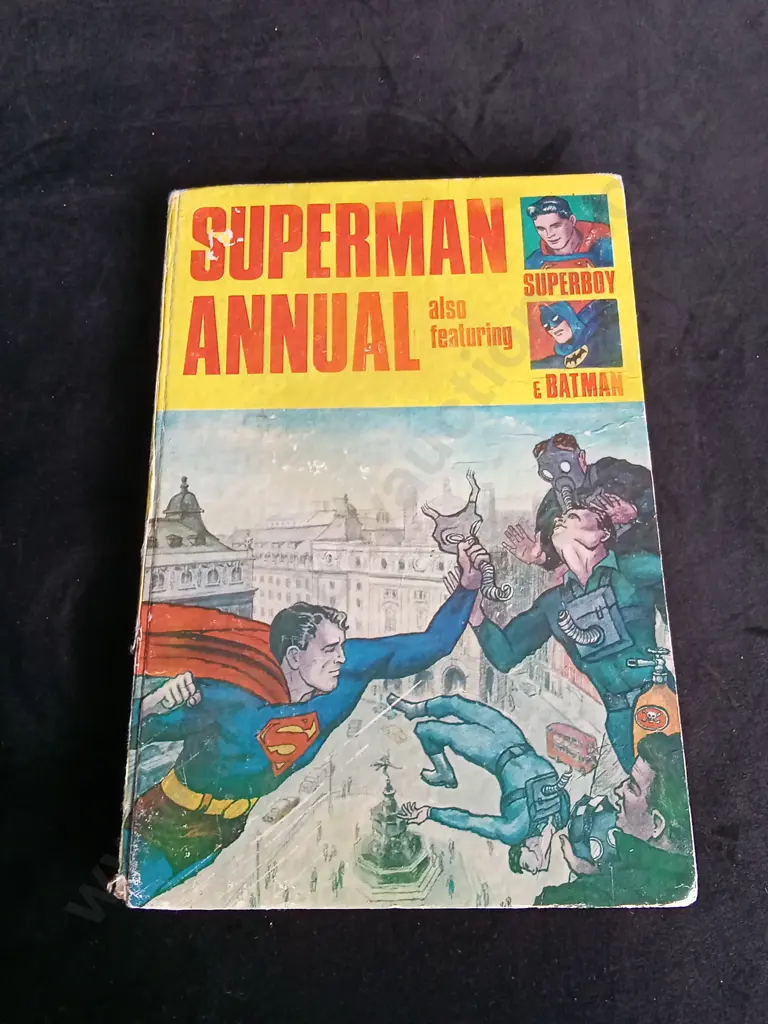 SUPERMAN ANNUAL ALSO FEATURING SUPERBOY AND BATMAN 1968 COMIC Image 1++
