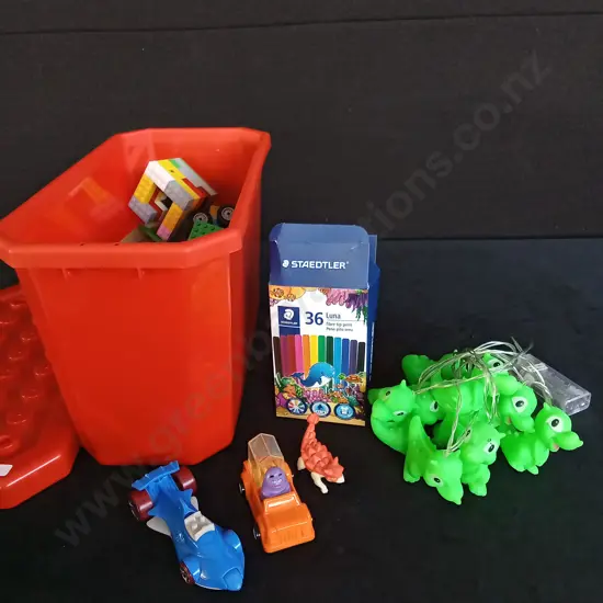 BOX OF LEGO AND OTHER TOYS
