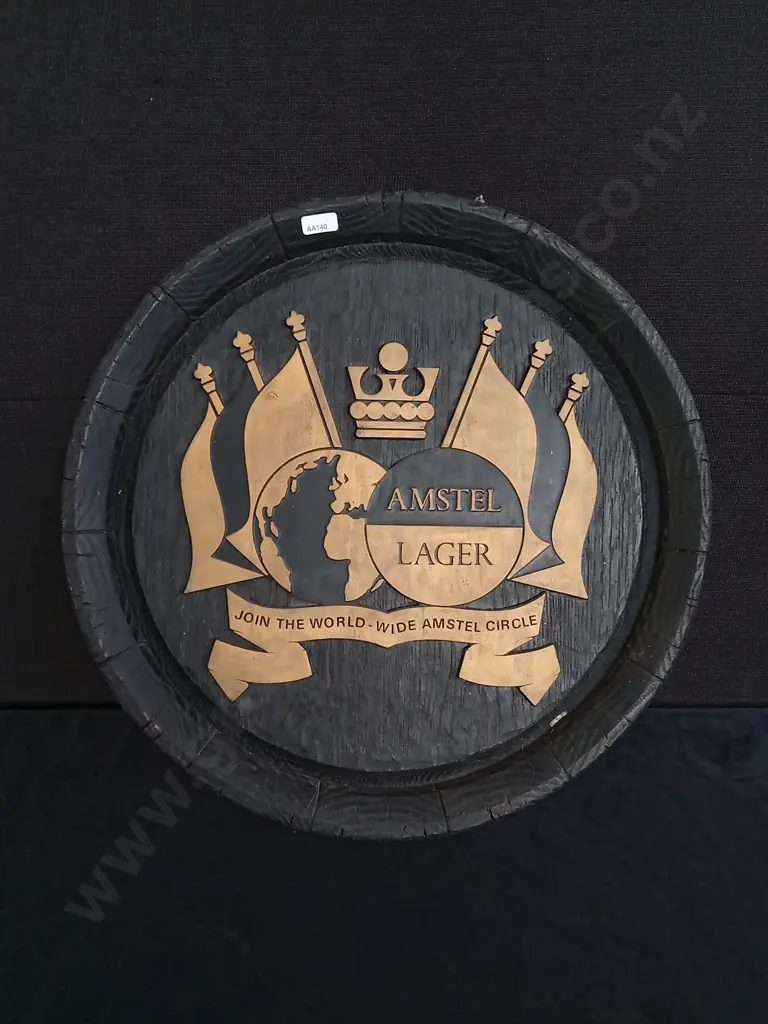 AMSTEL LAGAR BARREL SIGN Image 1++