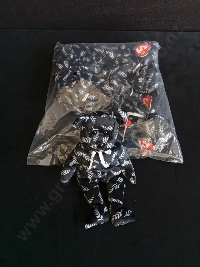 BRAND NEW BAG OF 6 TY BEANIE BABIES "SILVER" Image 1++
