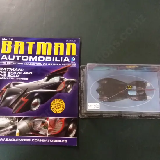 EAGLEMOSS BATMAN THE BRAVE AND THE BOLD ANIMATED SERIES 1:43 PACKAGED PLUS CORRESPONDING MAGAZINE