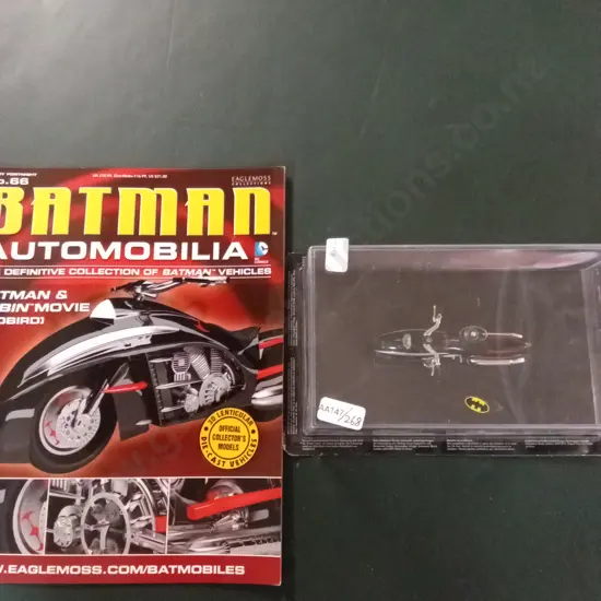 EAGLEMOSS BATMAN & ROBIN MOVIE REDBIRD 1:43 PACKAGED PLUS CORRESPONDING MAGAZINE