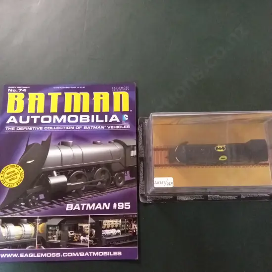 EAGLEMOSS BATMAN #95 BATMAN TRAIN 1:43 PACKAGED PLUS CORRESPONDING MAGAZINE