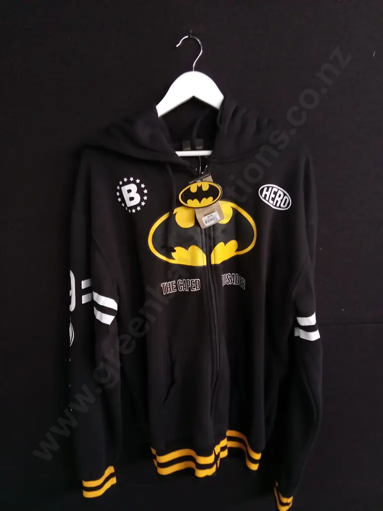 BRAND NEW BATMAN ZIP UP SIZE XL Image 1++
