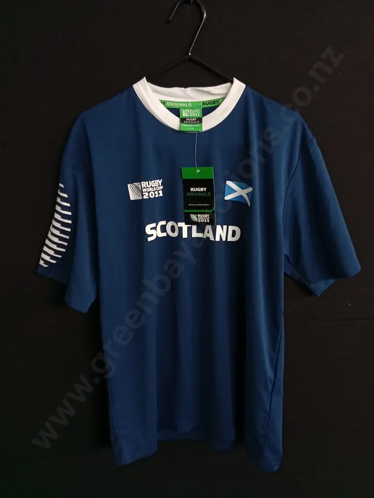 BRAND NEW RUGBY ORIGINALS SCOTLAND SHIRT SIZE L/XL Image 1++