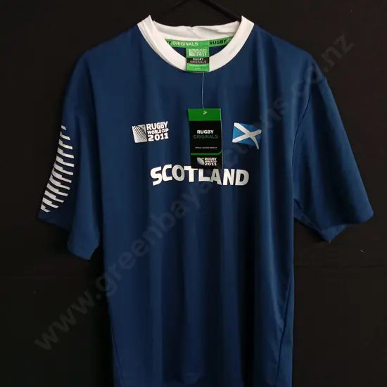 BRAND NEW RUGBY ORIGINALS SCOTLAND SHIRT SIZE L/XL