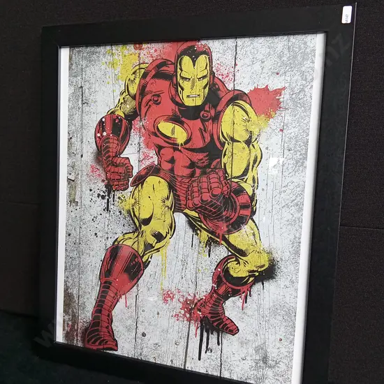 IRON MAN FRAMED CANVAS PRINT