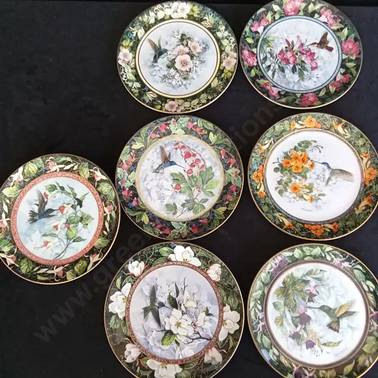 7 THUISA RAIUTOWIAGH BIRD PLATES