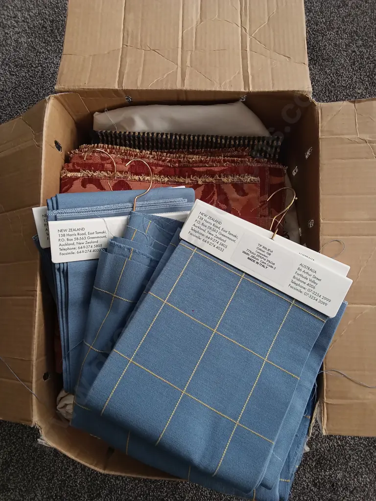 BOX OF BRAND NEW FABRIC Image 1++
