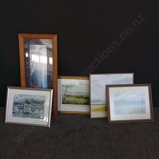 5 FRAMED IMAGES