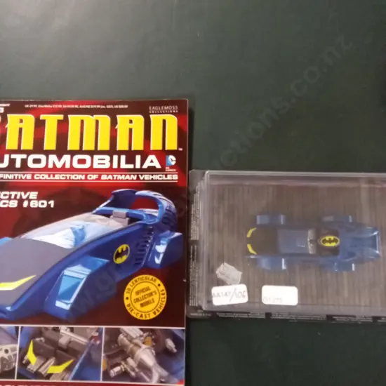 EAGLEMOSS BATMAN AUTOMOBILIA #601 DETECTIVE COMICS 1:43 PACKAGED PLUS CORRESPONDING MAGAZINE