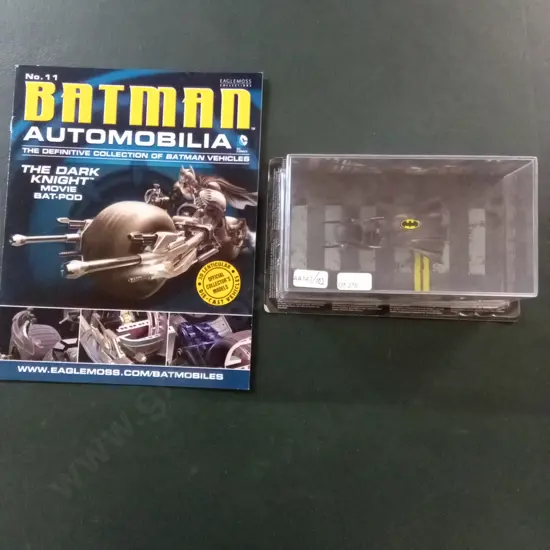 EAGLEMOSS BATMAN AUTOMOBILIA THE DARK KNIGHT 1:43 PACKAGED  PLUS CORRESPONDING MAGAZINE