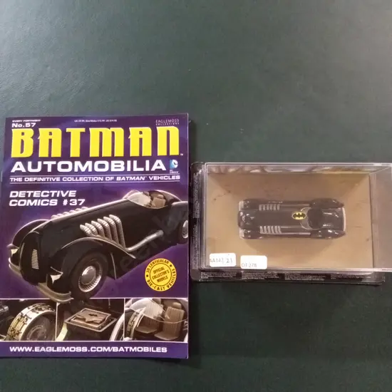 EAGLEMOSS BATMAN AUTOMOBILIA #37 DETECTIVE COMICS PACKAGED 1:43 PLUS CORRESPONDING MAGAZINE
