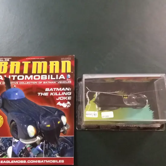 EAGLEMOSS BATMAN AUTOMOBILIA #46 BATMAN: THE KILLING JOKE 1:43 PACKAGED PLUS CORRESPONDING MAGAZINE