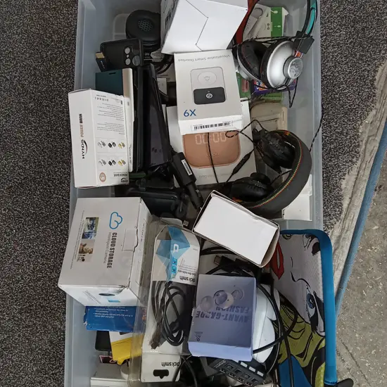BOX OF ELECTRONIC DEVICES