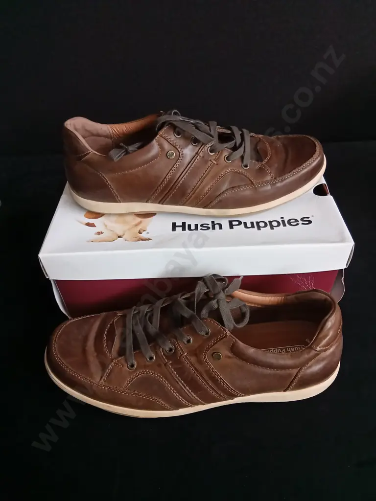 HUSH PUPPIES LEATHER SNEAKES SIZE 47 Image 1++