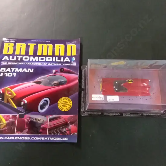 EAGLEMOSS BATMAN AUTOMOBILIA BATMAN CLASSIC TV SERIES 1:43 PACKAGED  PLUS CORRESPONDING MAGAZINE