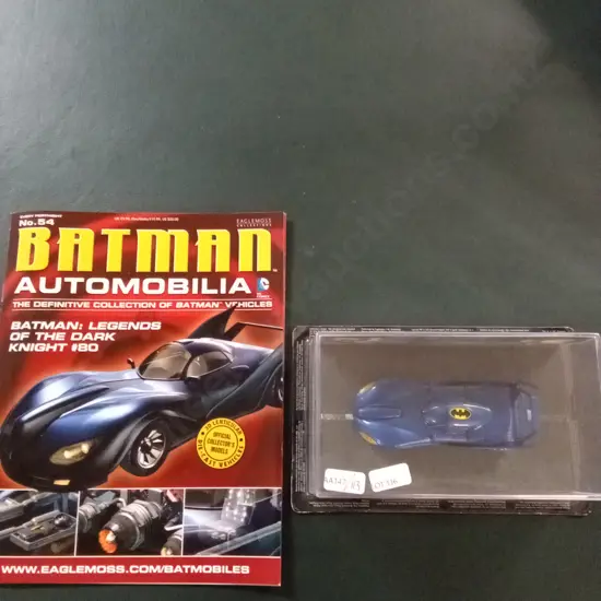 EAGLEMOSS BATMAN BATMOBILE #80 BATMAN LEGENDS OF THE DARK KNIGHT 1:43 PACKAGED PLUS CORRESPONDING MAGAZINE