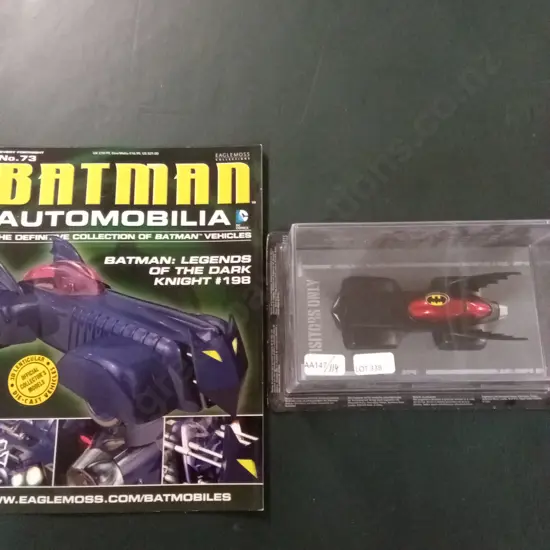 EAGLEMOSS BATMAN BATMOBILE #198 BATMAN LEGENDS OF THE DARK KNIGHT 1:43 PACKAGED PLUS CORRESPONDING MAGAZINE