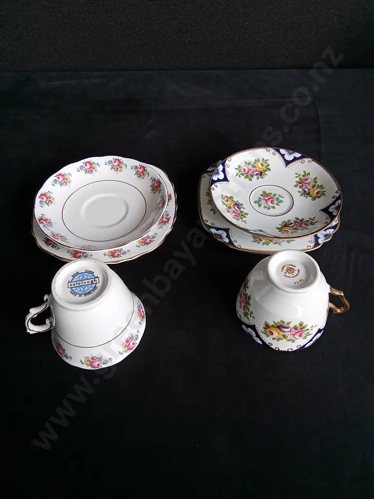 2 TEA CUP AND SAUCERS SETS Image 1++