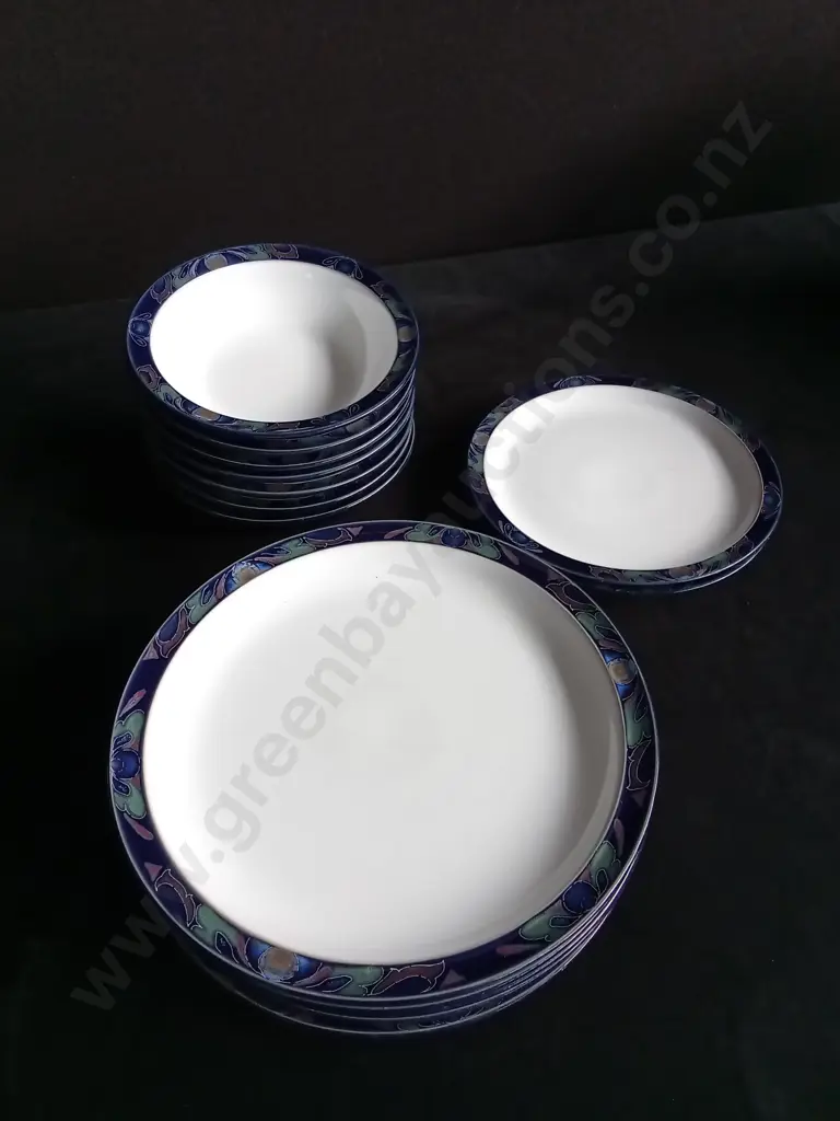 14 PIECE PLATES AND BOWL SETS DENBY BAROQUE Image 1++