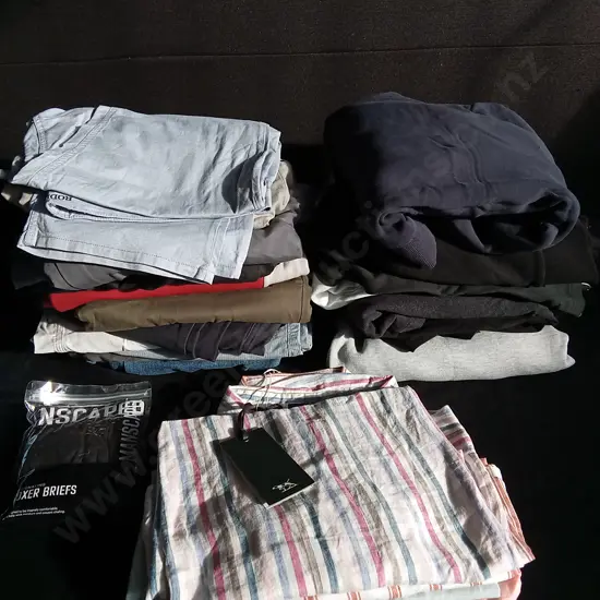 MIX OF MENS CLOTHES, BRAND NEW AND USED