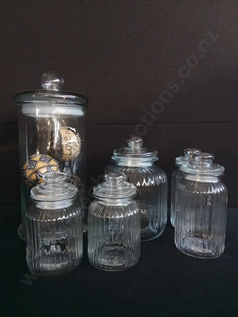 6 PIECES JARS Image 1++