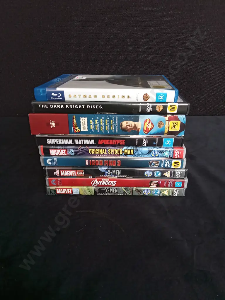 9 MARVEL AND DC DVDS Image 1++