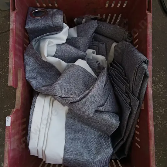 CRATE OF CURTAINS