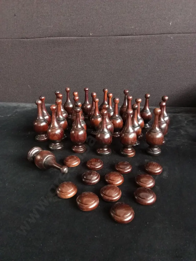 41 VINTAGE WOODEN FINIALS Image 1++