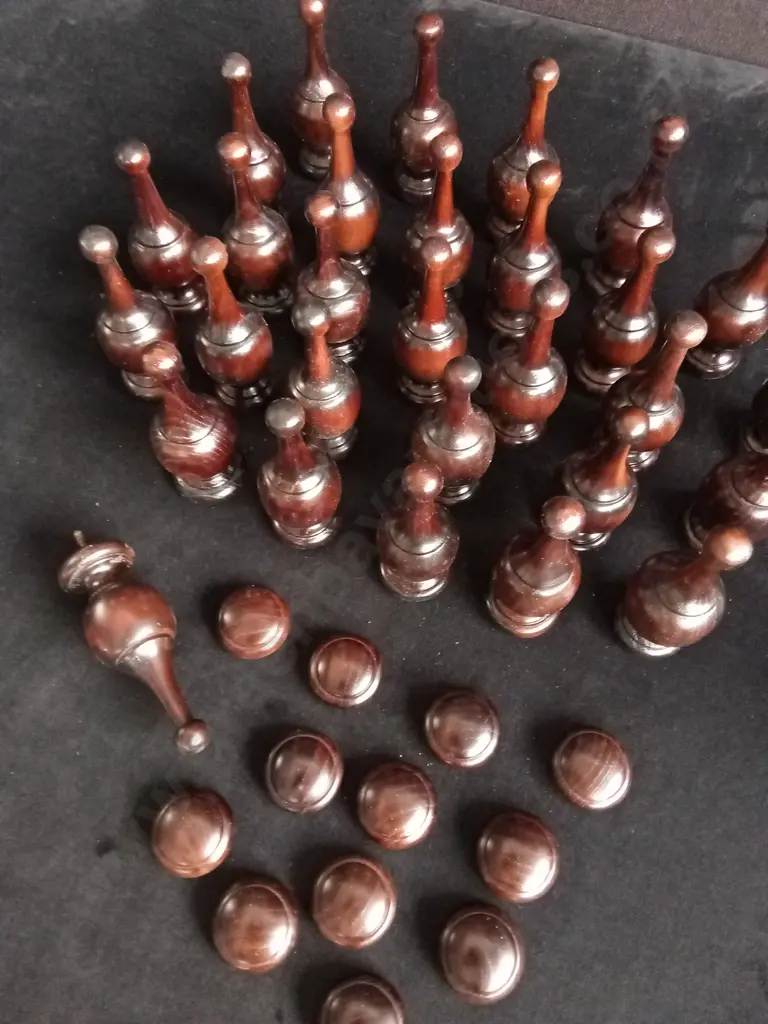 41 VINTAGE WOODEN FINIALS Image 1++