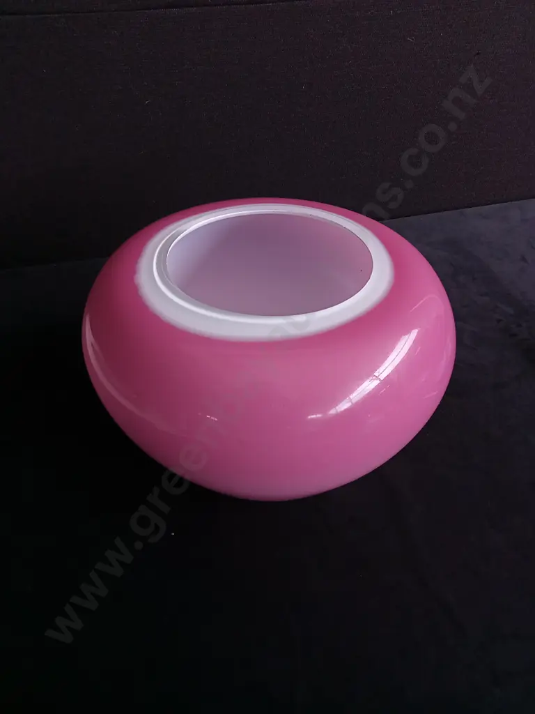VINTAGE BUBBLE GLASS VASE Image 1++