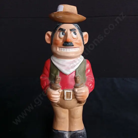 VINTAGE CERAMIC ITALIAN DELI MAN LIQUOR DECANTER
