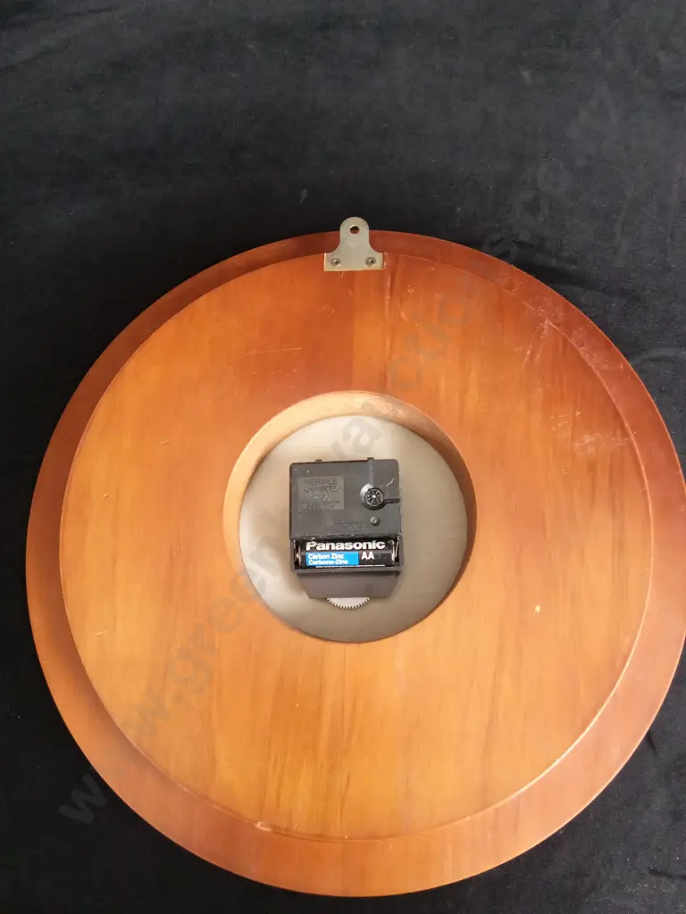 ROSE & HEATHER WOODEN RIDE CLOCK Image 1++