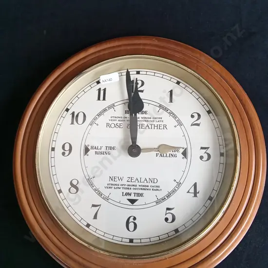 ROSE & HEATHER WOODEN RIDE CLOCK