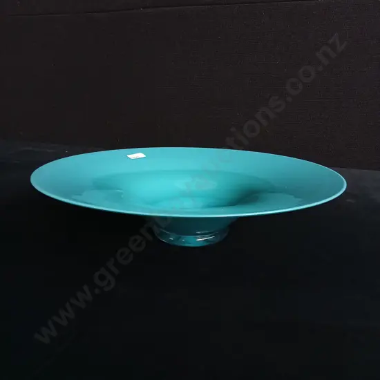 VINTAGE BLUE GLASS BOWL