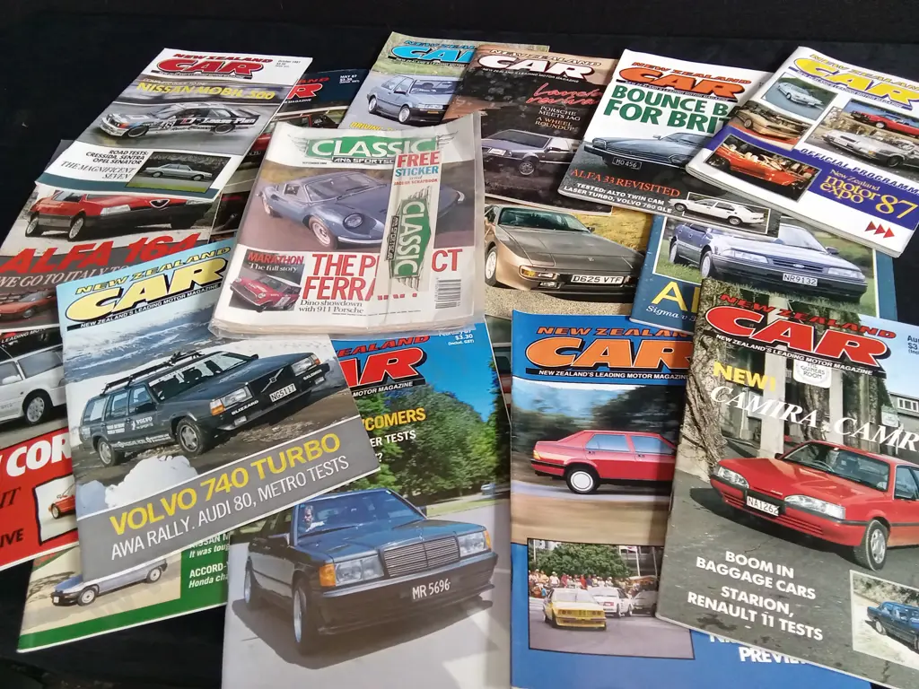 LARGE COLLECTION OF CAR MAGAZINES FROM 1980'S THROUGH TO 2000'S IN GOOD CONDITION Image 1++