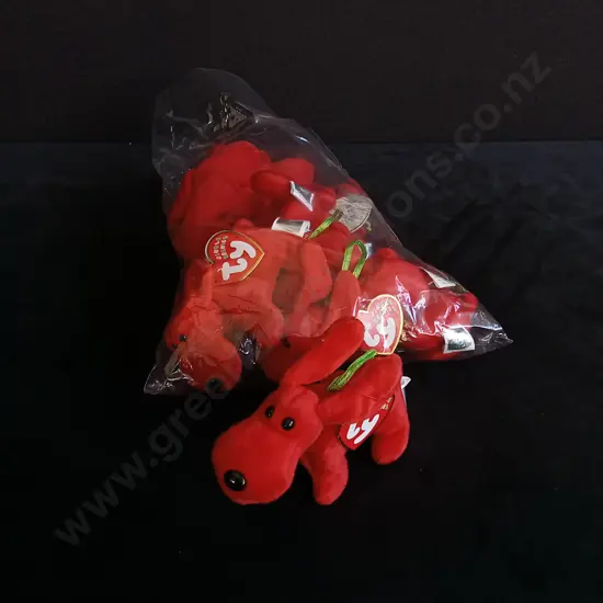 BRAND NEW BAG OF 12 TY BEANIE BABIES "ROVER"