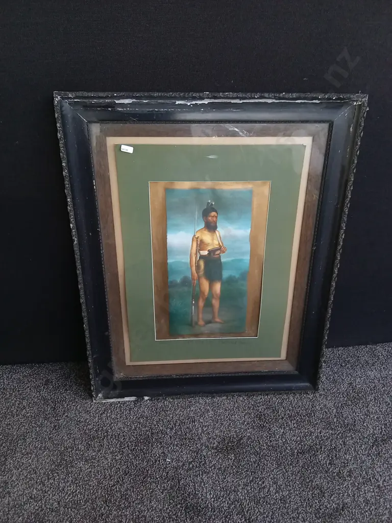 FRAMED REPRODUCTION OF HAMIORA TU Image 1++